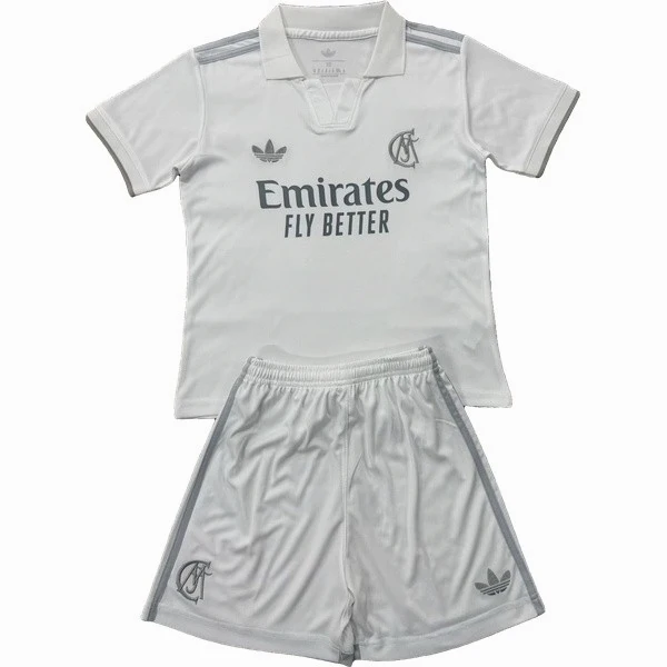 Especial Conjunto De Niños Real Madrid 2026 2027 Blanco Real Madrid Niños Conjunto 2026 2027 Especial Blanco - Real Madrid Niños Barata | tiendasdefutboles