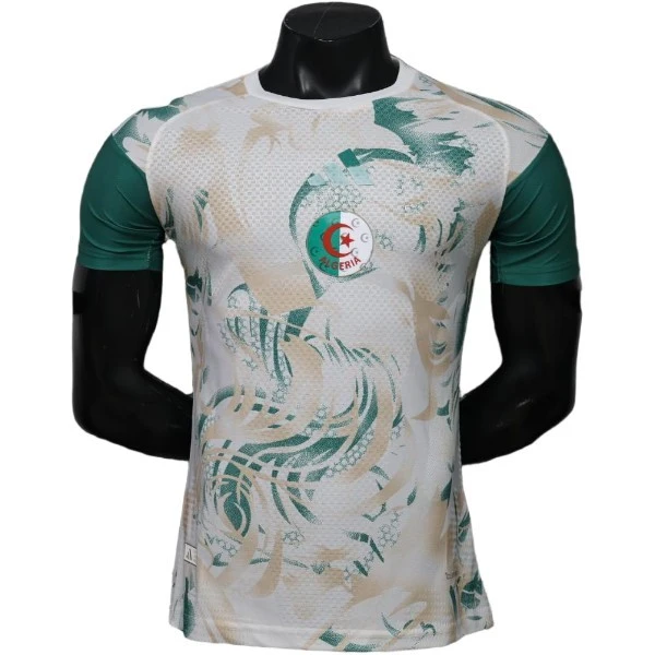Especial Jugadores Camiseta Argelia 2026 Amarillo Verde Argelia Camiseta Edición Jugadores 2026 Especial Amarilla - Camiseta Argelia | tiendasdefutboles