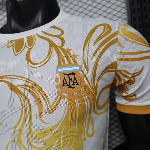 Especial Jugadores Camiseta Argentina 2026 Amarillo Blanco Argentina Camiseta Edición Jugadores 2026 Especial Amarilla - Camiseta Argentina | tiendasdefutboles