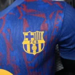 Especial Jugadores Camiseta Barcelona 2025 2026 Azul Rojo Amarillo