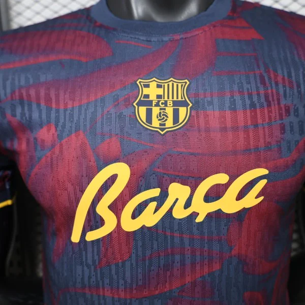 Especial Jugadores Camiseta Barcelona 2026 2027 Rojo Azul Amarillo FC Barcelona Camiseta Edición Jugadores 2026 2027 Especial Roja - Camiseta Barcelona | tiendasdefutboles