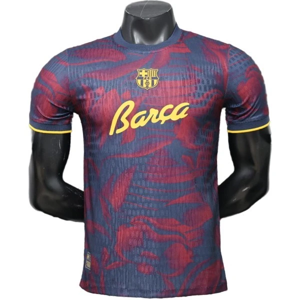 Especial Jugadores Camiseta Barcelona 2026 2027 Rojo Azul Amarillo FC Barcelona Camiseta Edición Jugadores 2026 2027 Especial Roja - Camiseta Barcelona | tiendasdefutboles