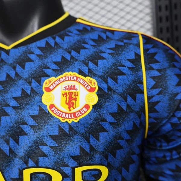 Especial Jugadores Camiseta Manchester United 2026 2027 Azul Amarillo Manchester United Camiseta Edición Jugadores 2026 2027 Especial Azul - Camiseta Manchester United | tiendasdefutboles