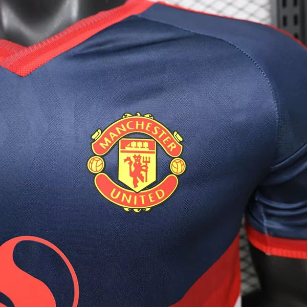 Especial Jugadores Camiseta Manchester United 2026 2027 Azul Rojo Blanco Manchester United Camiseta Edición Jugadores 2026 2027 Especial Azul - Camiseta Manchester United | tiendasdefutboles