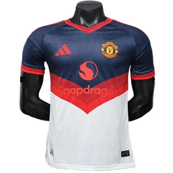 Especial Jugadores Camiseta Manchester United 2026 2027 Azul Rojo Blanco Manchester United Camiseta Edición Jugadores 2026 2027 Especial Azul - Camiseta Manchester United | tiendasdefutboles