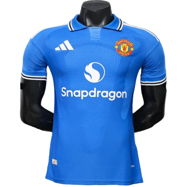 Especial Jugadores Camiseta Manchester United 2026 2027 Azul Manchester United Camiseta Edición Jugadores 2026 2027 Especial Azul - Camiseta Manchester United | tiendasdefutboles