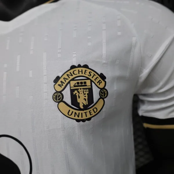 Especial Jugadores Camiseta Manchester United 2026 2027 Blanco Negro Manchester United Camiseta Edición Jugadores 2026 2027 Especial Blanca - Camiseta Manchester United | tiendasdefutboles
