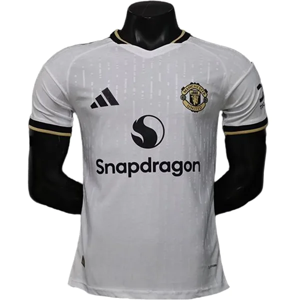 Especial Jugadores Camiseta Manchester United 2026 2027 Blanco Negro Manchester United Camiseta Edición Jugadores 2026 2027 Especial Blanca - Camiseta Manchester United | tiendasdefutboles