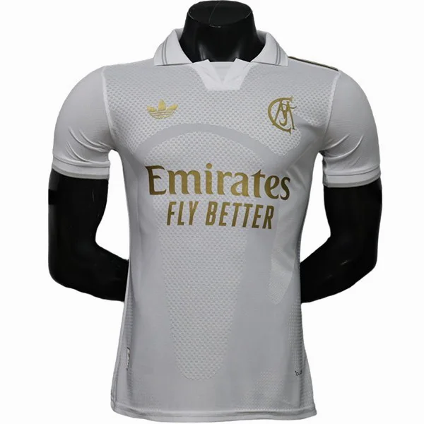 Especial Jugadores Camiseta Real Madrid 2026 2027 Blanco Amarillo Real Madrid Camiseta Edición Jugadores 2026 2027 Especial Blanca - Camiseta Real Madrid | tiendasdefutboles