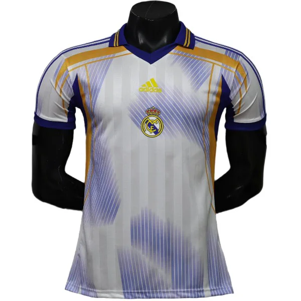 Especial Jugadores Camiseta Real Madrid 2026 2027 Blanco II Purpura Real Madrid Camiseta Edición Jugadores 2026 2027 Especial Blanca - Camiseta Real Madrid | tiendasdefutboles