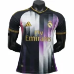 Especial Jugadores Camiseta Real Madrid 2026 2027 Negro Blanco Purpura