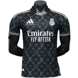 Especial Jugadores Camiseta Real Madrid 2026 2027 Negro Blanco