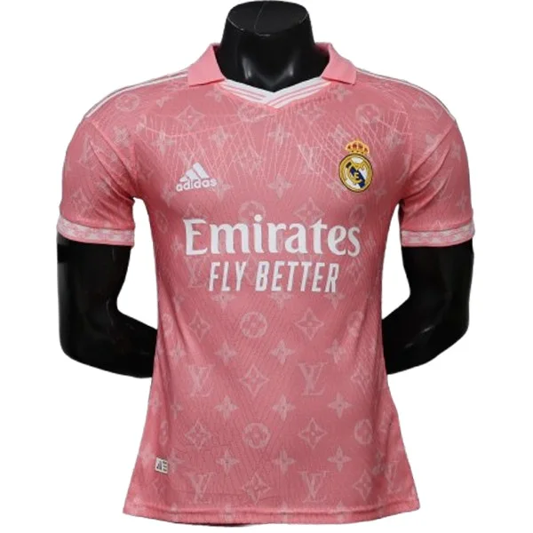 Especial Jugadores Camiseta Real Madrid 2026 2027 Rosa Blanco Real Madrid Camiseta Edición Jugadores 2026 2027 Especial Rosa - Camiseta Real Madrid | tiendasdefutboles