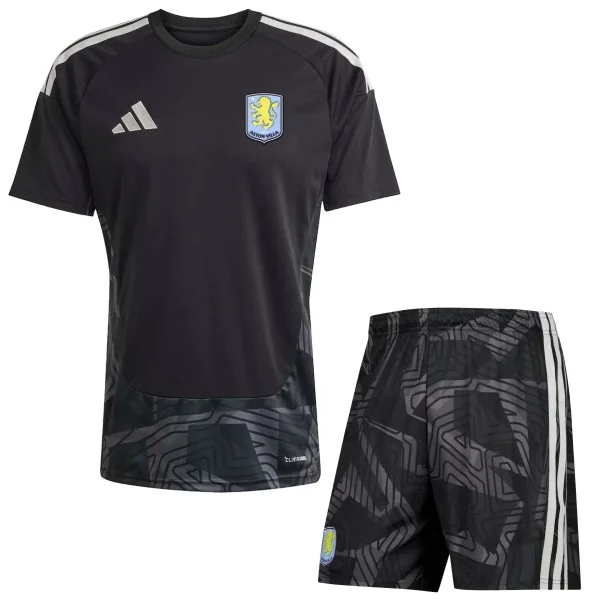 Portero Conjunto De Hombre Aston Villa 2026 2027 Negro Aston Villa Conjunto 2026 2027 Portero Negro - Aston Villa Barata | tiendasdefutboles