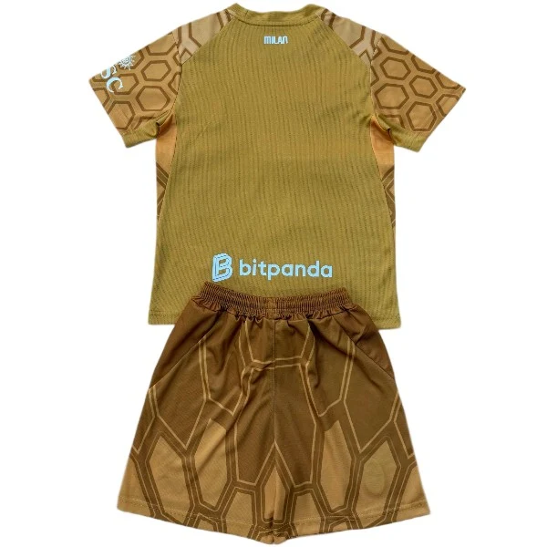 Portero Conjunto De Niños AC Milan 2026 2027 Naranja AC Milan Niños Conjunto 2026 2027 Portero Naranja - AC Milan Niños Barata | tiendasdefutboles