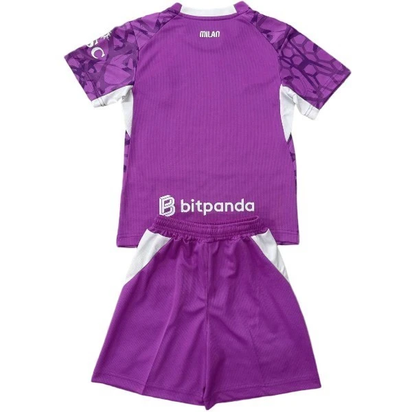 Portero Conjunto De Niños AC Milan 2026 2027 Purpura AC Milan Niños Conjunto 2026 2027 Portero Púrpura - AC Milan Niños Barata | tiendasdefutboles