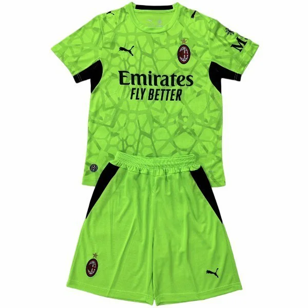 Portero Conjunto De Niños AC Milan 2026 2027 Verde Claro AC Milan Niños Conjunto 2026 2027 Portero Verde - AC Milan Niños Barata | tiendasdefutboles