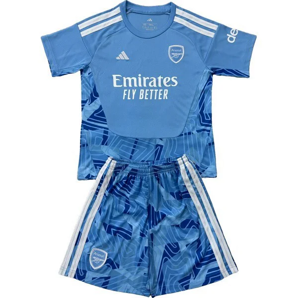 Portero Conjunto De Niños Arsenal 2026 2027 Azul Arsenal Niños Conjunto 2026 2027 Portero Azul - Equipacion Arsenal Niños | tiendasdefutboles