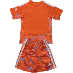 Arsenal Niños Conjunto 2026 2027 Portero Naranja - Equipacion Arsenal Niños | tiendasdefutboles