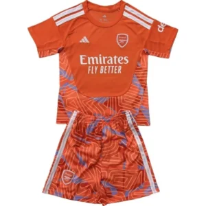 Arsenal Niños Conjunto 2026 2027 Portero Naranja - Equipacion Arsenal Niños | tiendasdefutboles