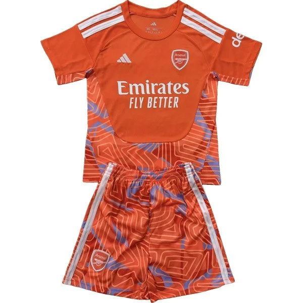 Portero Conjunto De Niños Arsenal 2026 2027 Naranja Arsenal Niños Conjunto 2026 2027 Portero Naranja - Equipacion Arsenal Niños | tiendasdefutboles