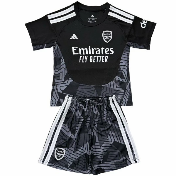Portero Conjunto De Niños Arsenal 2026 2027 Negro Arsenal Niños Conjunto 2026 2027 Portero Negro - Equipacion Arsenal Niños | tiendasdefutboles