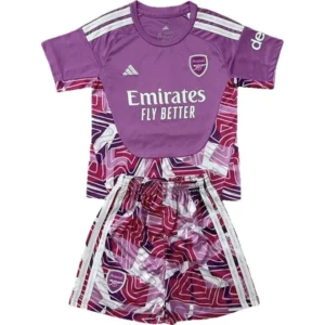 Arsenal Niños Conjunto 2026 2027 Portero Púrpura - Equipacion Arsenal Niños | tiendasdefutboles