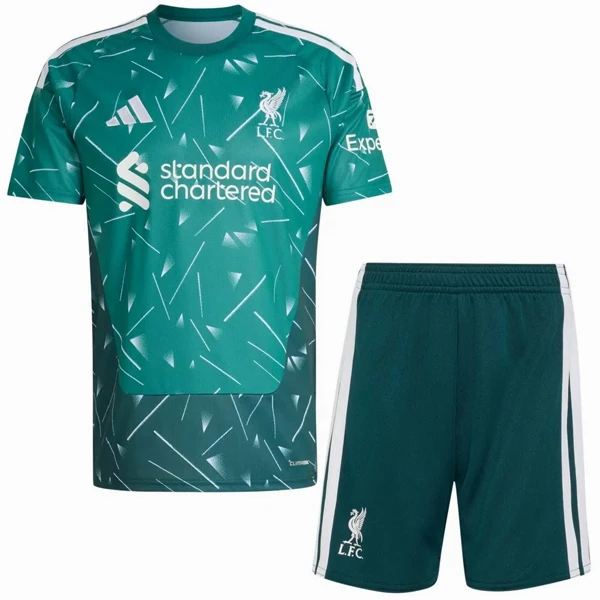 Portero Conjunto De Niños Liverpool 2026 2027 Verde Liverpool Niños Conjunto 2026 2027 Portero Verde - Equipacion Liverpool Niños | tiendasdefutboles