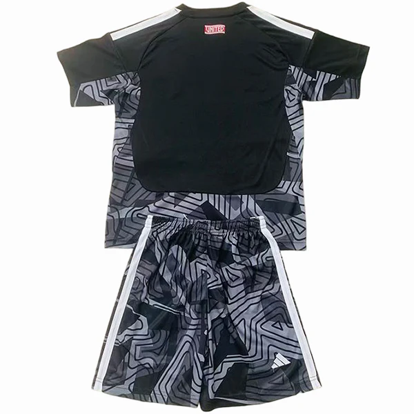 Portero Conjunto De Niños Manchester United 2026 2027 Negro Manchester United Niños Conjunto 2026 2027 Portero Negro - Equipacion Manchester United Niños | tiendasdefutboles