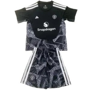 Manchester United Niños Conjunto 2026 2027 Portero Negro - Equipacion Manchester United Niños | tiendasdefutboles