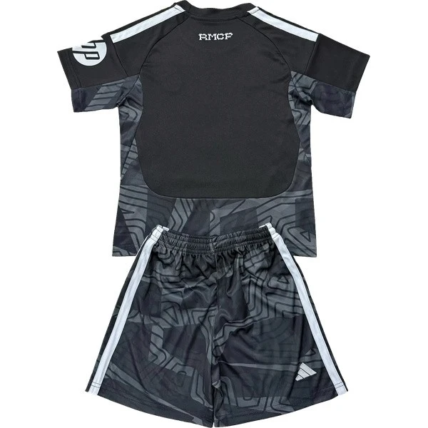 Portero Conjunto De Niños Real Madrid 2026 2027 Negro Real Madrid Niños Conjunto 2026 2027 Portero Negro - Real Madrid Niños Barata | tiendasdefutboles