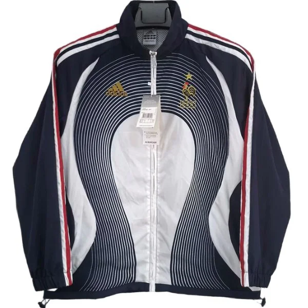 Rompevientos Francia 2026 Negro Blanco Francia Rompevientos 2026 Negro - Francia Barata | tiendasdefutboles