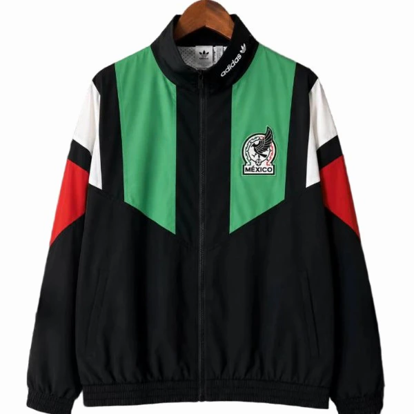 Rompevientos México 2026 Negro Verde México Rompevientos 2026 Negro - México Barata | tiendasdefutboles
