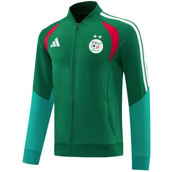 Ropa Deportiva Con Cremallera Larga Argelia 2026 Verde Argelia Chándal 2026 Verde - Chándal Argelia | tiendasdefutboles