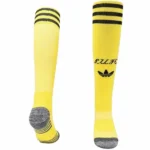 Leeds United Niños Calcetines 2026 2027 Segunda Amarillo - Leeds United Niños Barata | tiendasdefutboles