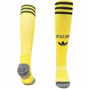 Leeds United Niños Calcetines 2026 2027 Segunda Amarillo - Leeds United Niños Barata | tiendasdefutboles