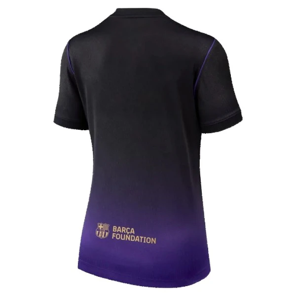 Segunda Camiseta Mujer Barcelona 2026 2027 Negro Purpura FC Barcelona Mujer Camiseta 2026 2027 Segunda Negra - Camiseta Fc Barcelona Mujer Rosa | tiendasdefutboles