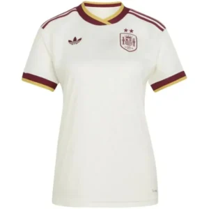 España Mujer Camiseta 2026 Segunda Blanca - Camiseta España Mujer Blanca | tiendasdefutboles