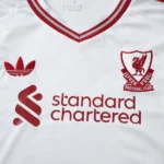 Segunda Camiseta Mujer Liverpool 2026 2027 Blanco Rojo