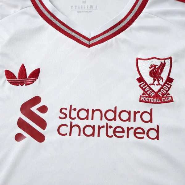Segunda Camiseta Mujer Liverpool 2026 2027 Blanco Rojo Liverpool Mujer Camiseta 2026 2027 Segunda Blanca - Camiseta Liverpool Mujer | tiendasdefutboles