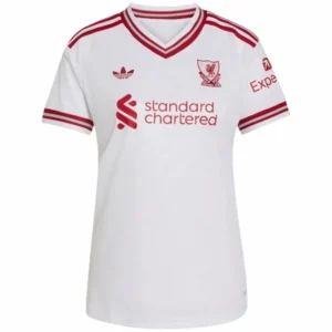 Liverpool Mujer Camiseta 2026 2027 Segunda Blanca - Camiseta Liverpool Mujer | tiendasdefutboles