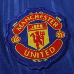 Segunda Camiseta Mujer Manchester United 2026 2027 Azul Blanco