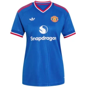 Manchester United Mujer Camiseta 2026 2027 Segunda Azul - Camiseta Manchester United Mujer | tiendasdefutboles
