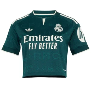 Real Madrid Mujer Camiseta 2026 2027 Segunda Verde - Camiseta Real Madrid Mujer 2026 | tiendasdefutboles