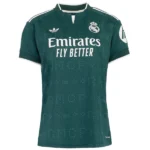 Segunda Camiseta Mujer Real Madrid 2026 2027 Verde