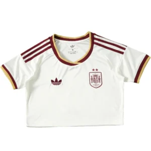 España Mujer Camiseta 2026 Segunda Blanca - Camiseta España Mujer Blanca | tiendasdefutboles