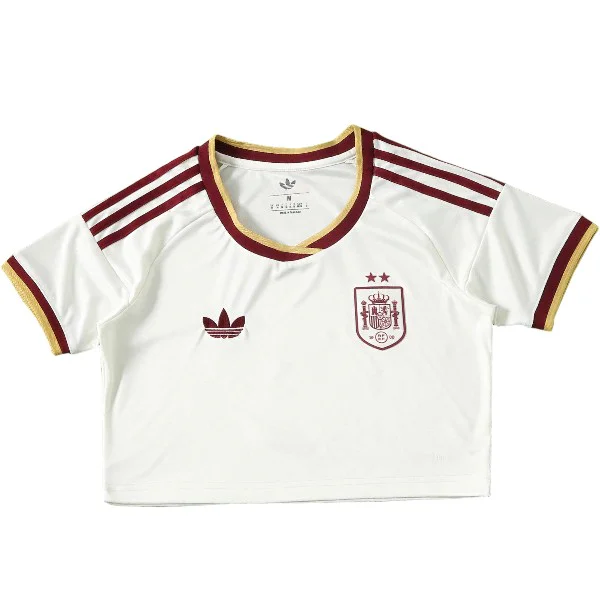 Segunda Camiseta Sin Mangas Mujer España 2 Estrellas 2026 Blanco España Mujer Camiseta 2026 Segunda Blanca - Camiseta España Mujer Blanca | tiendasdefutboles