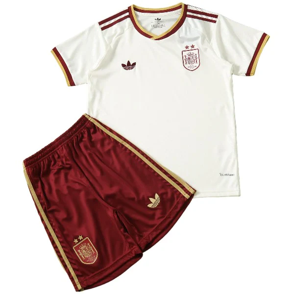 Segunda Conjunto De Hombre España 2026 2 Estrellas Amarillo Blanco España Conjunto 2026 Segunda Amarillo - España Barata | tiendasdefutboles