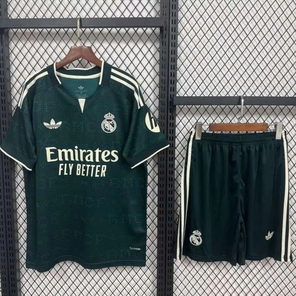 Segunda Conjunto De Hombre Real Madrid 2026 2027 Verde Real Madrid Conjunto 2026 2027 Segunda Verde - Real Madrid Barata | tiendasdefutboles