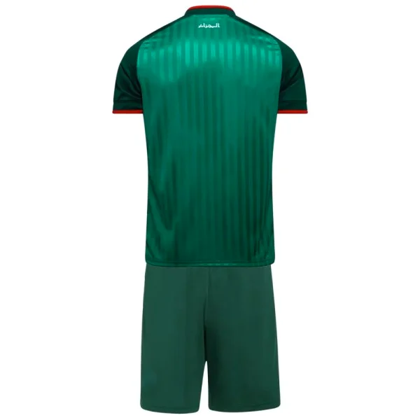 Segunda Conjunto De Niños Argelia 2026 Verde Argelia Niños Conjunto 2026 Segunda Verde - Argelia Niños Barata | tiendasdefutboles
